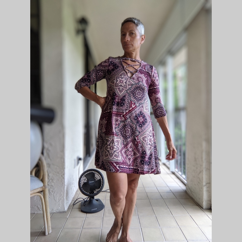 Fig & Olive Loose Tunic Dress